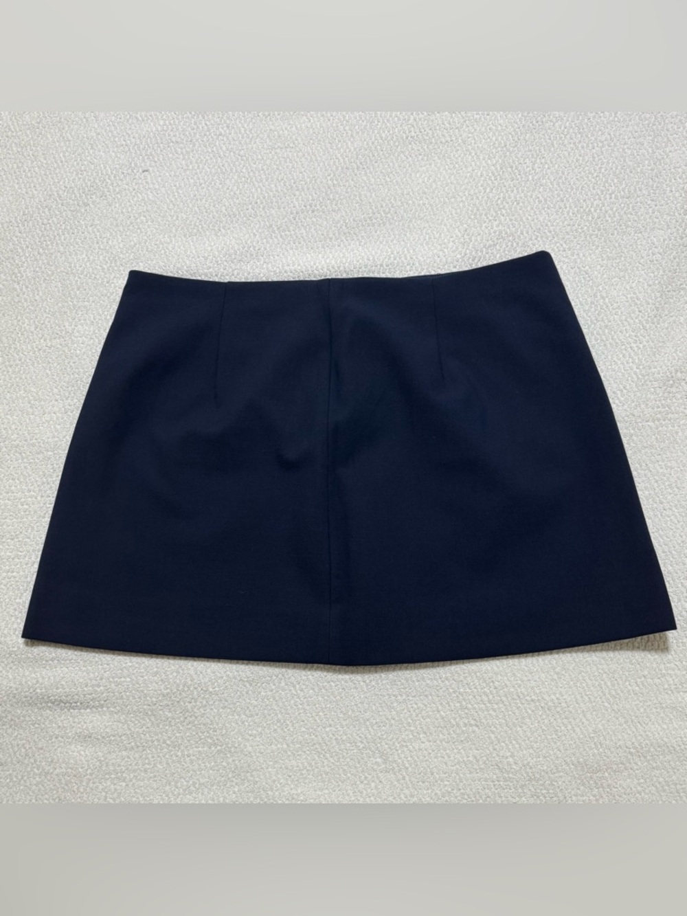 J.Crew Size 10 Fairfax mini button-front skirt in four-season stretch navy - Picture 5 of 12
